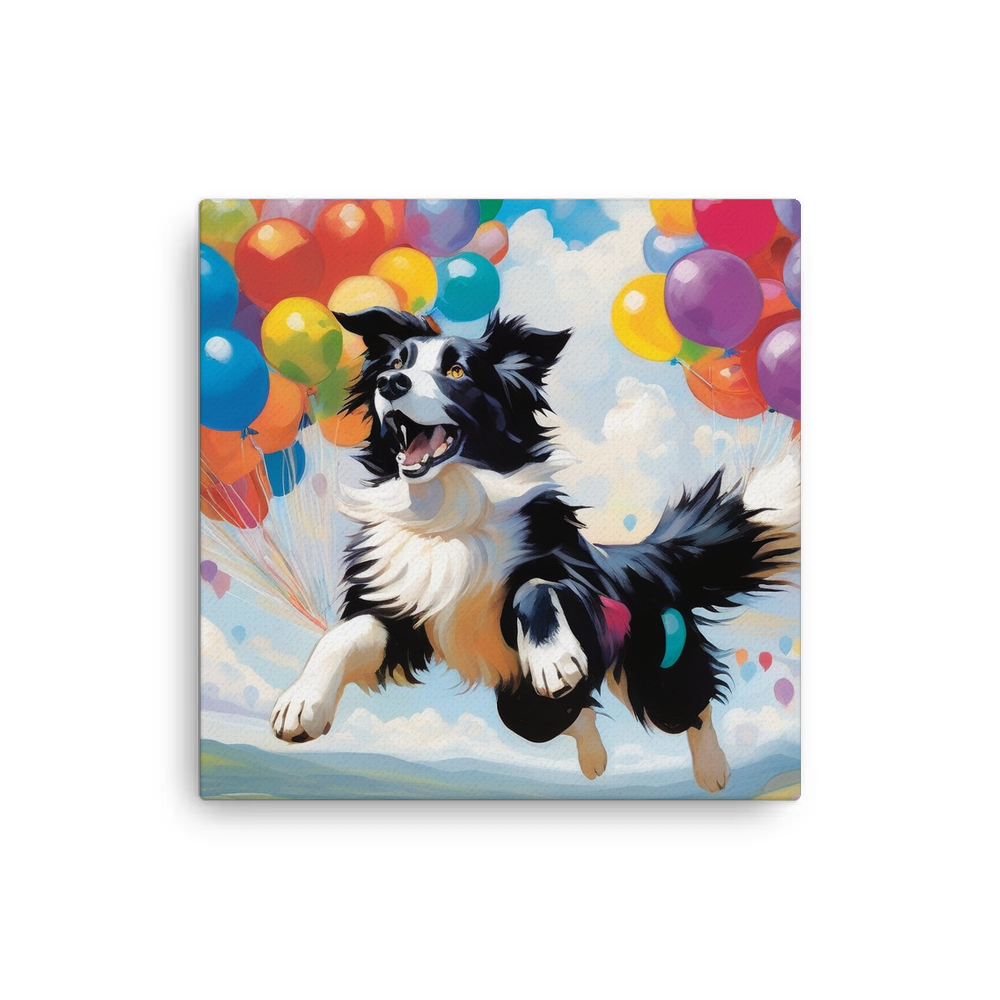 PugMug Custom Border Collie Canvas