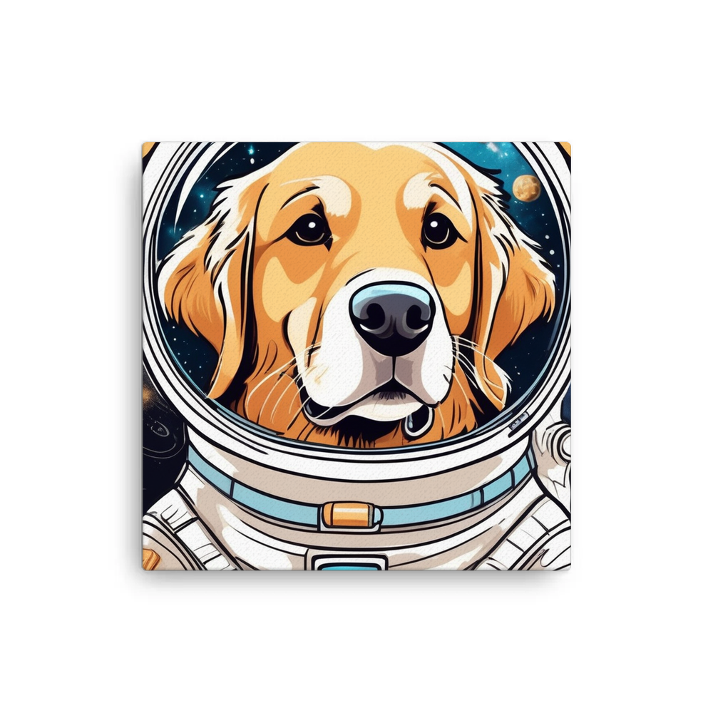 PugMug Custom Golden Retriever Canvas