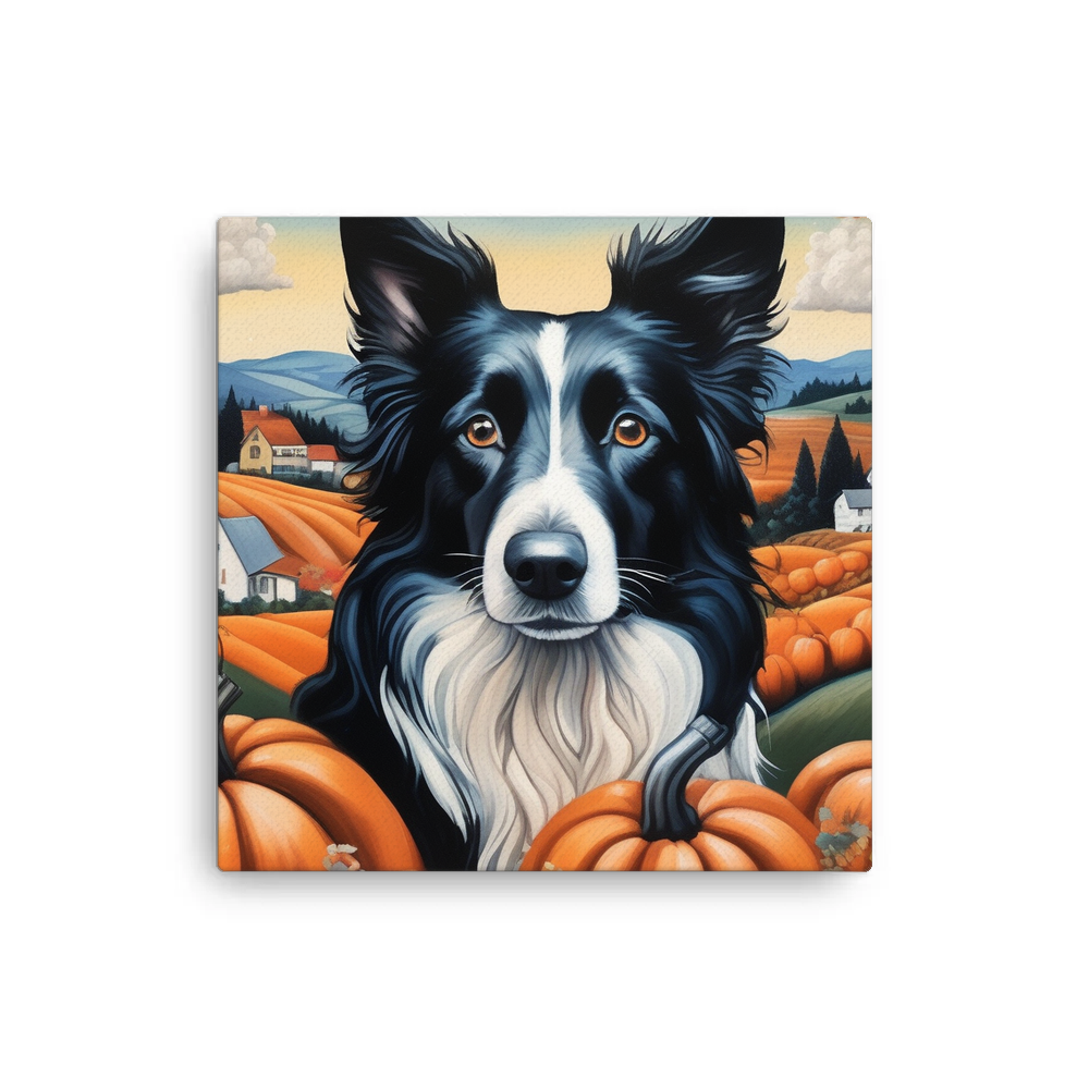 PugMug Custom Border Collie Canvas