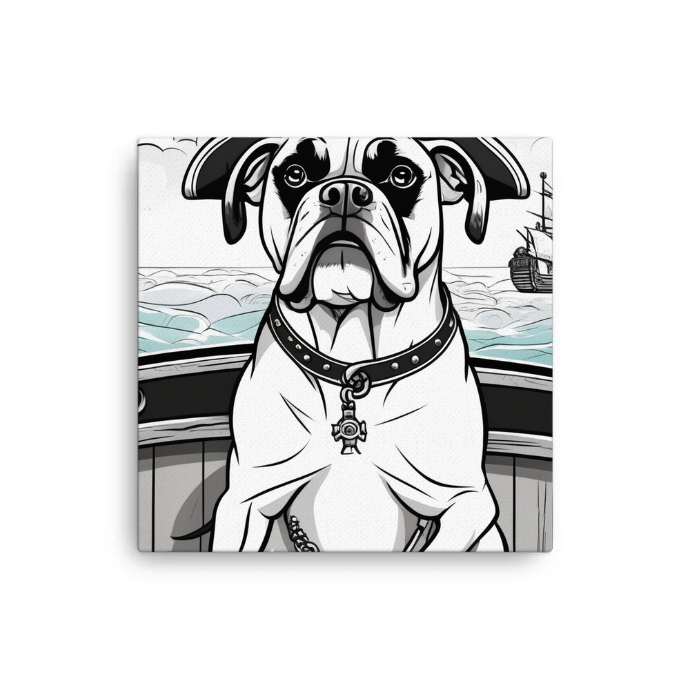 PugMug Custom Boxer Dog Canvas
