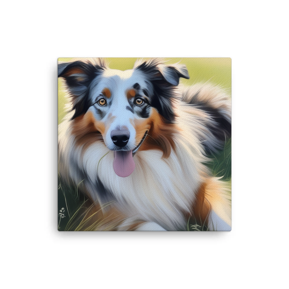 PugMug Custom Australian Shepherd Dog Canvas