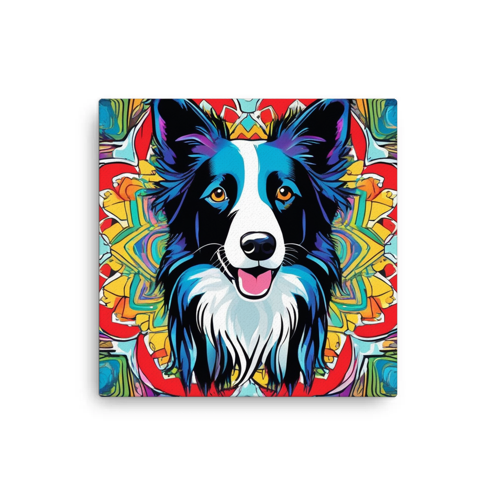 PugMug Custom Border Collie Canvas