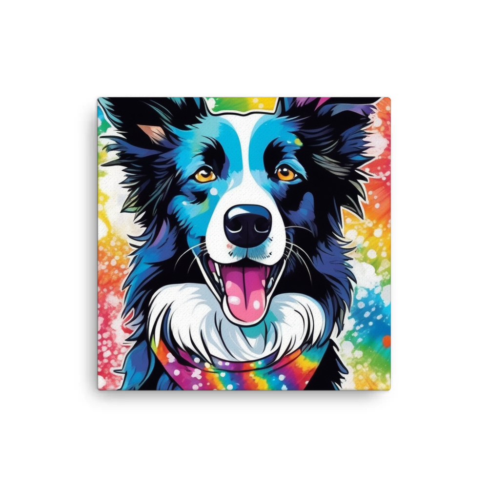 PugMug Custom Border Collie Canvas