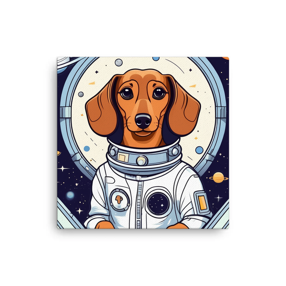 PugMug Custom Tan Dachshund Canvas