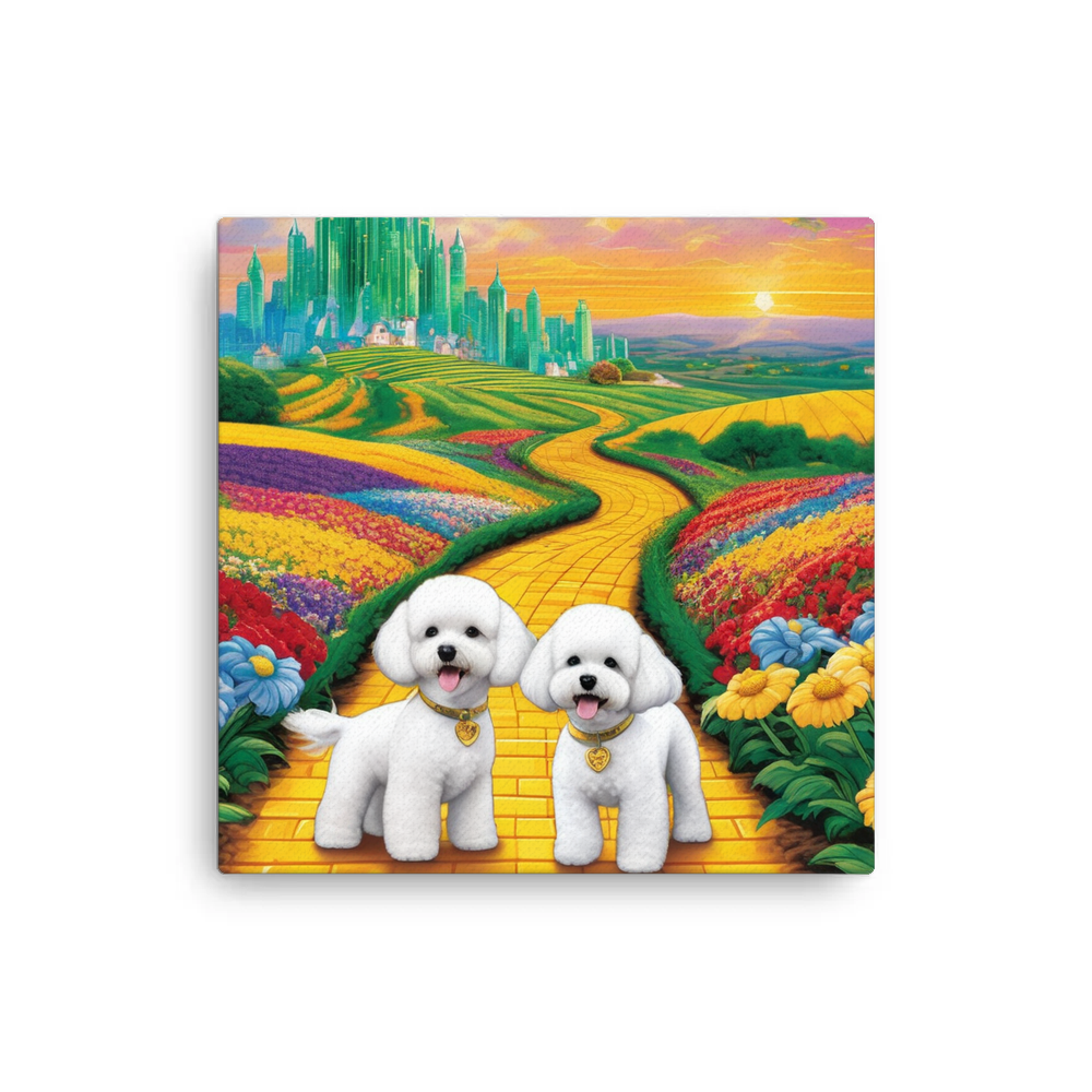 PugMug Custom Bichons Frise Canvas