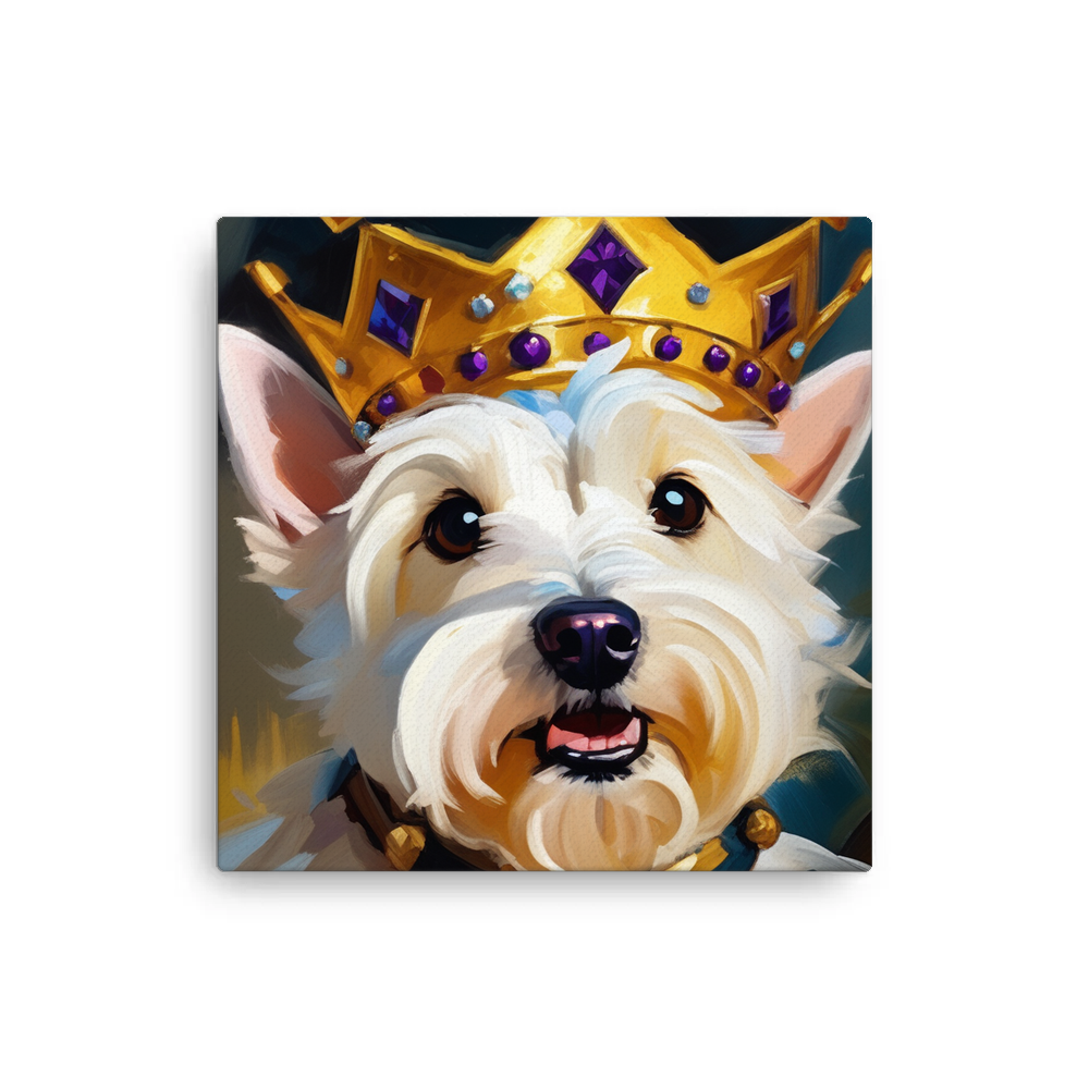 PugMug Custom West Highland White Terrier Canvas