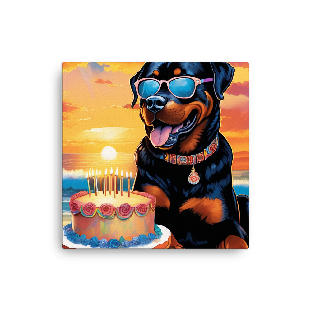 PugMug Custom Rottweiler Canvas