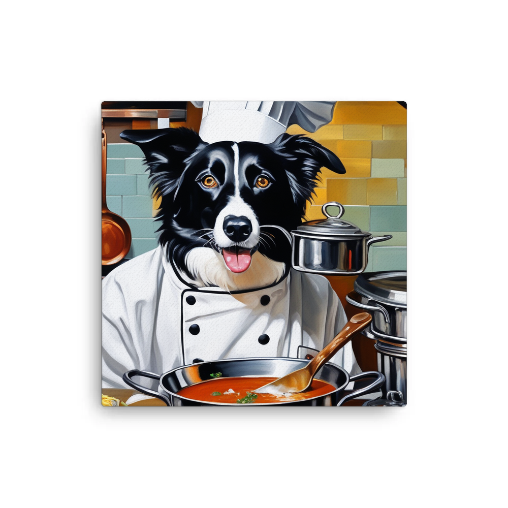 PugMug Custom Border Collie Canvas