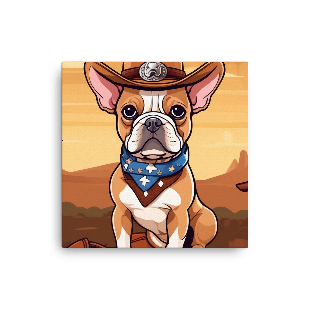 PugMug Custom Tan French Bulldog Canvas