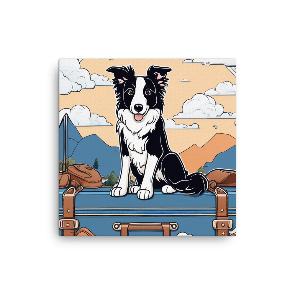 PugMug Custom Border Collie Canvas