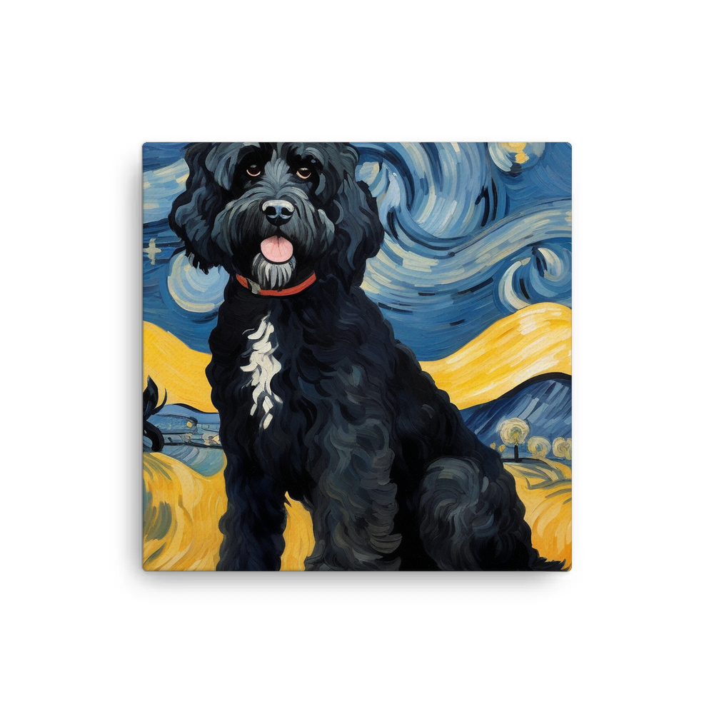 PugMug Custom Portuguese Water Dog Canvas