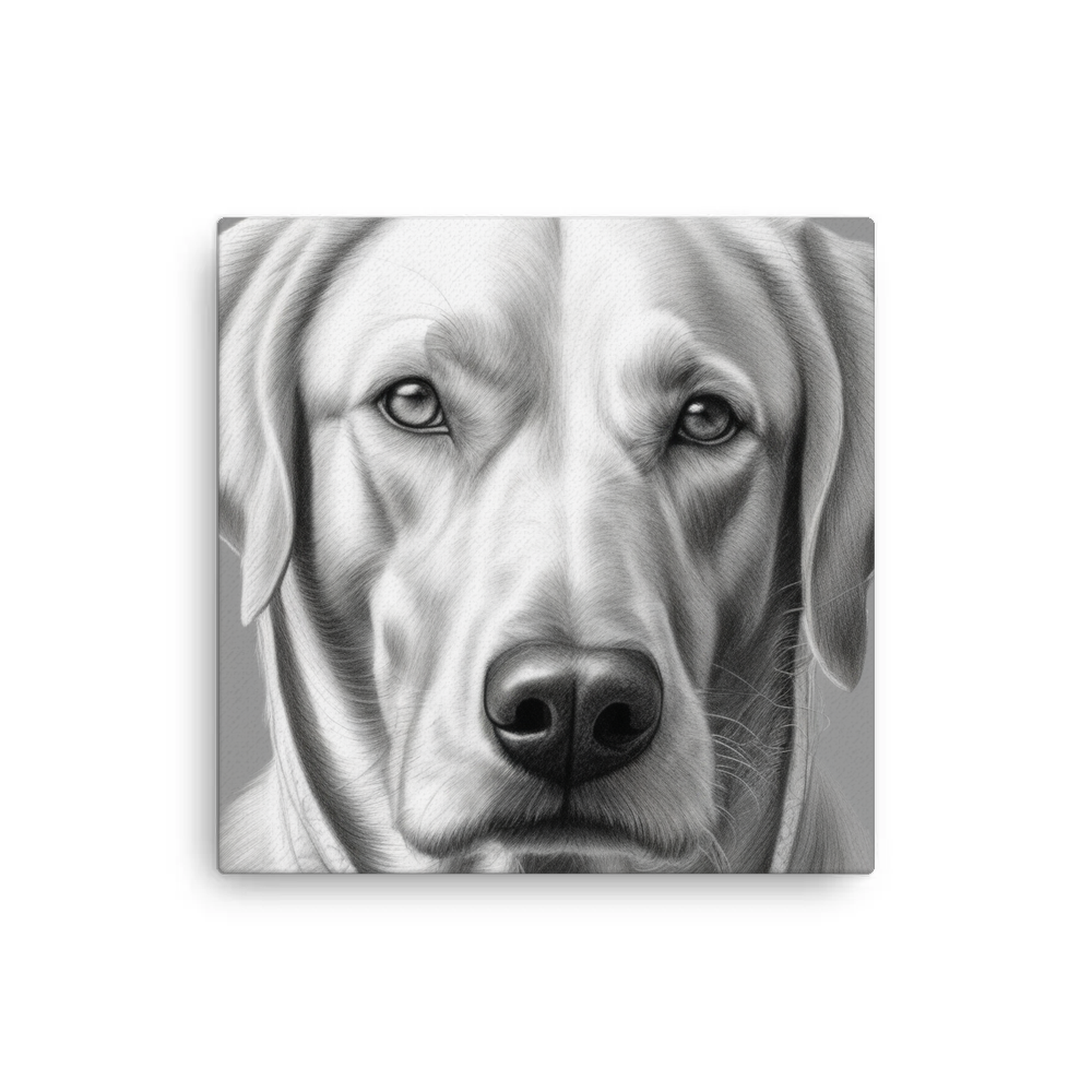 PugMug Custom White Labrador Retriever Canvas