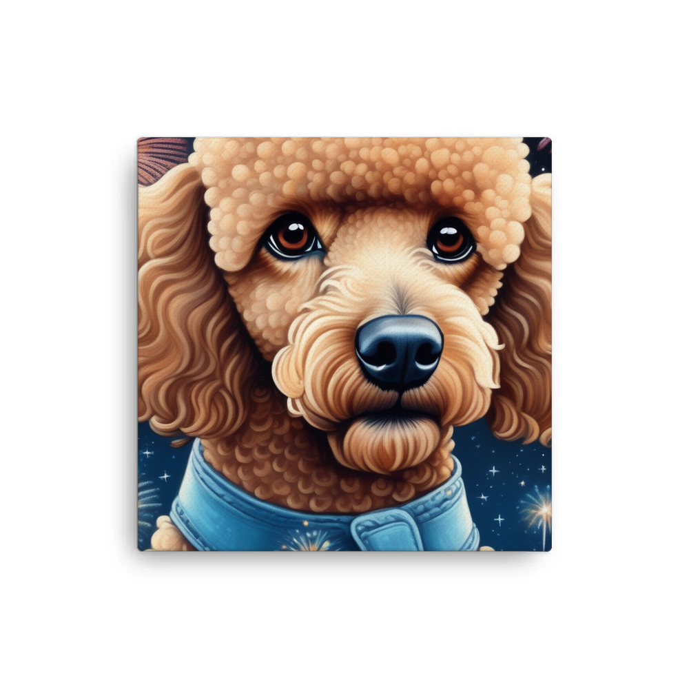 PugMug Custom Tan Poodle Canvas