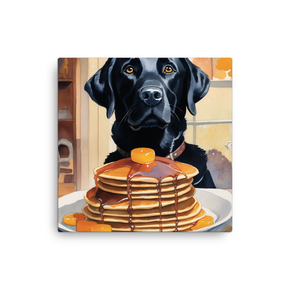 PugMug Custom Black Labrador Retriever Canvas