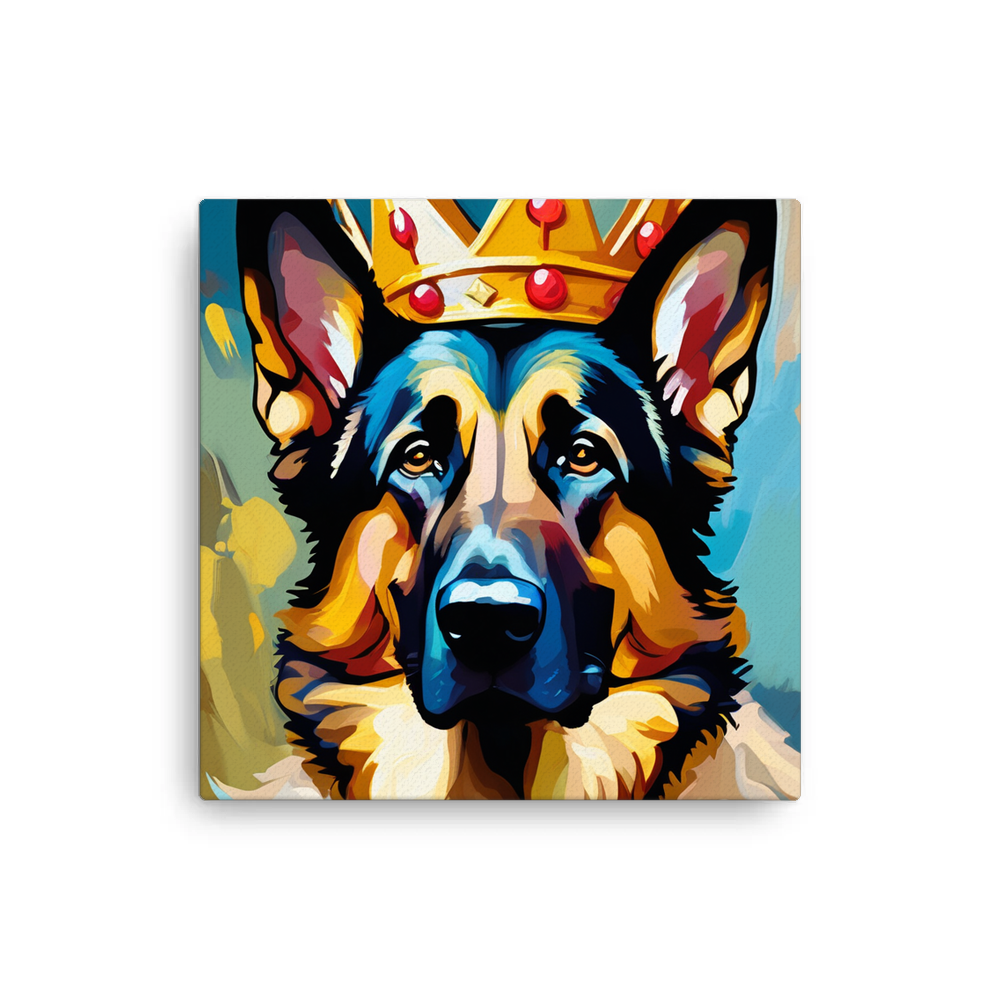 PugMug Custom German Shepherd Dog Canvas