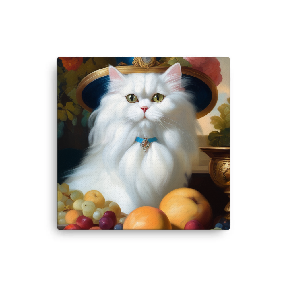 PugMug Custom White Persian Cat Canvas