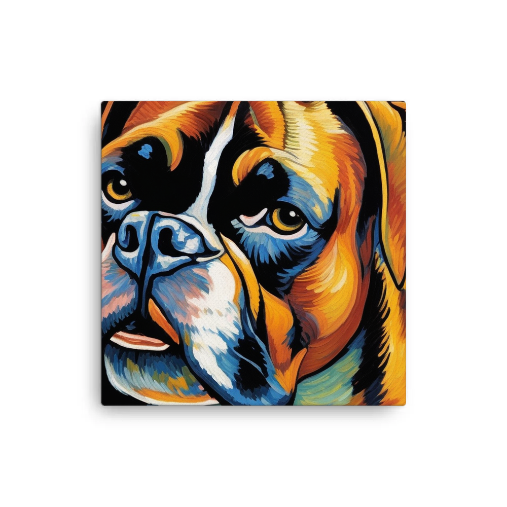 PugMug Custom Boxer Dog Canvas