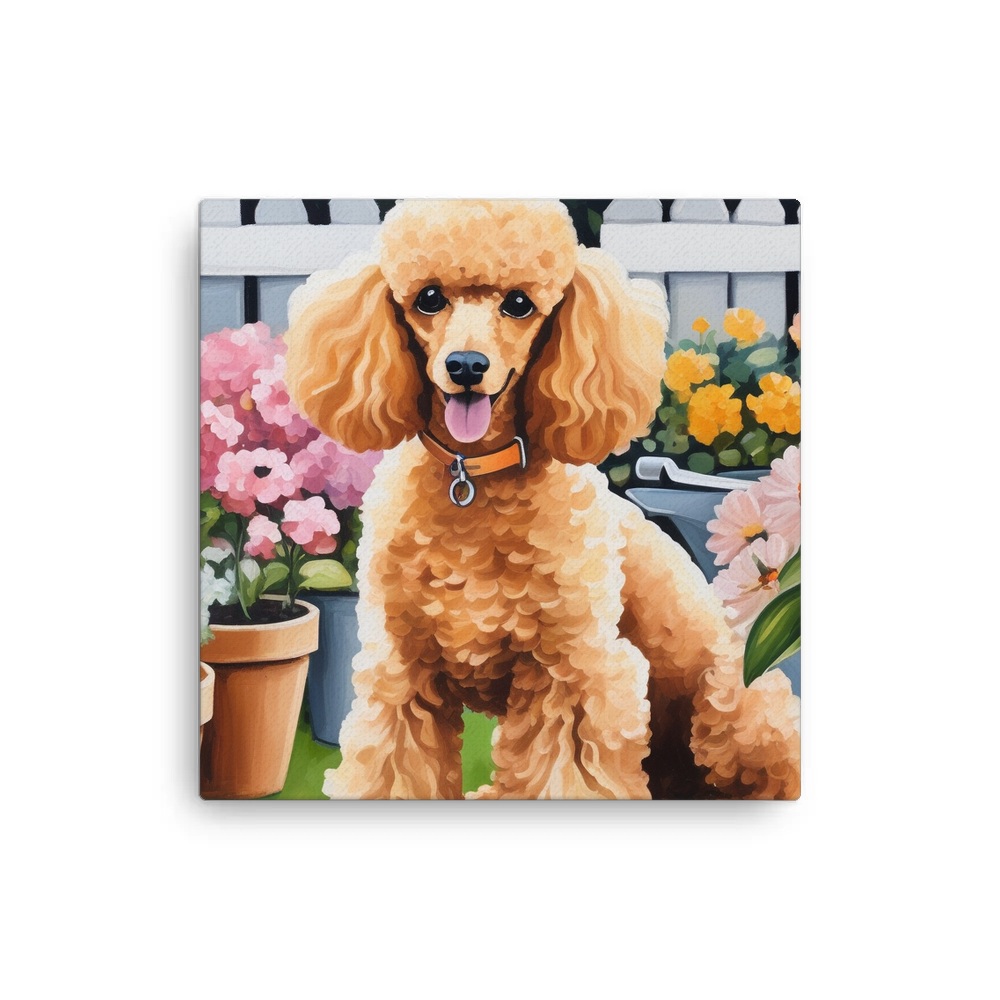 PugMug Custom Tan Poodle Canvas