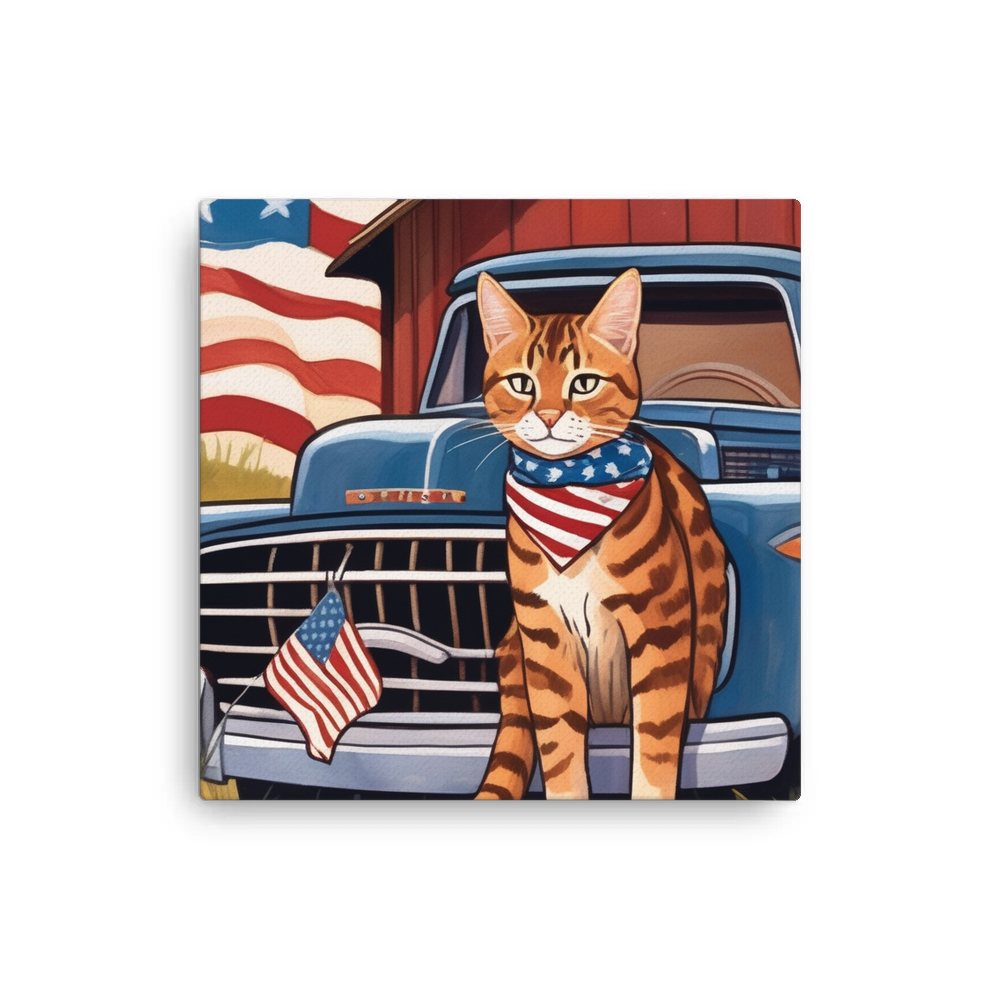 PugMug Custom Tabby Companion Cat Canvas