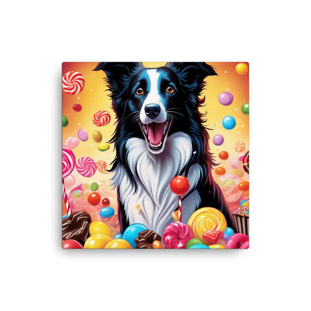 PugMug Custom Border Collie Canvas