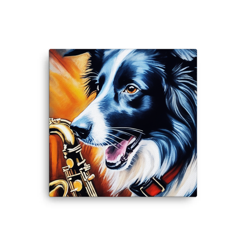 PugMug Custom Border Collie Canvas