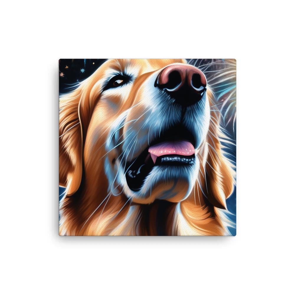 PugMug Custom Golden Retriever Canvas