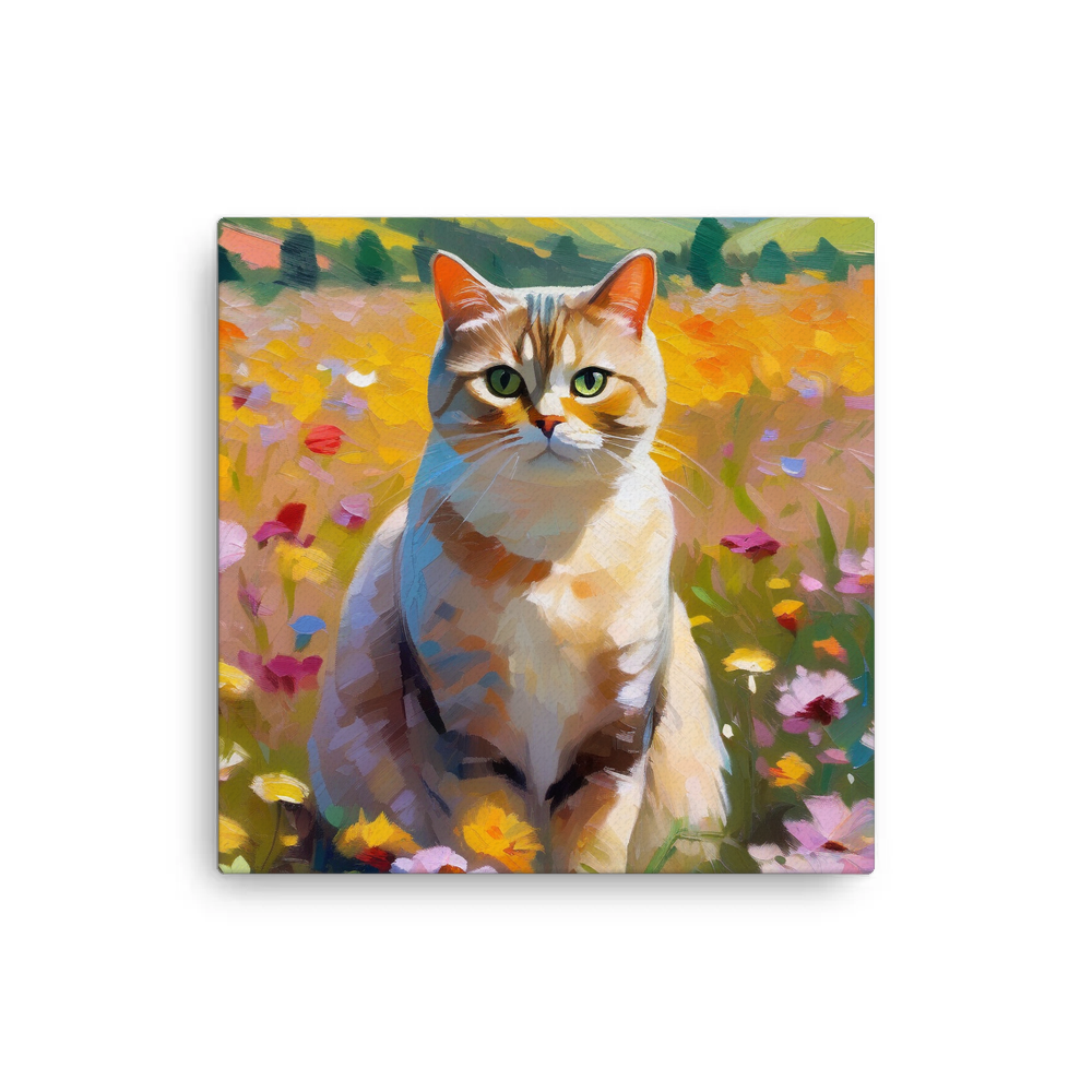 PugMug Custom Tabby British Shorthair Cat Canvas