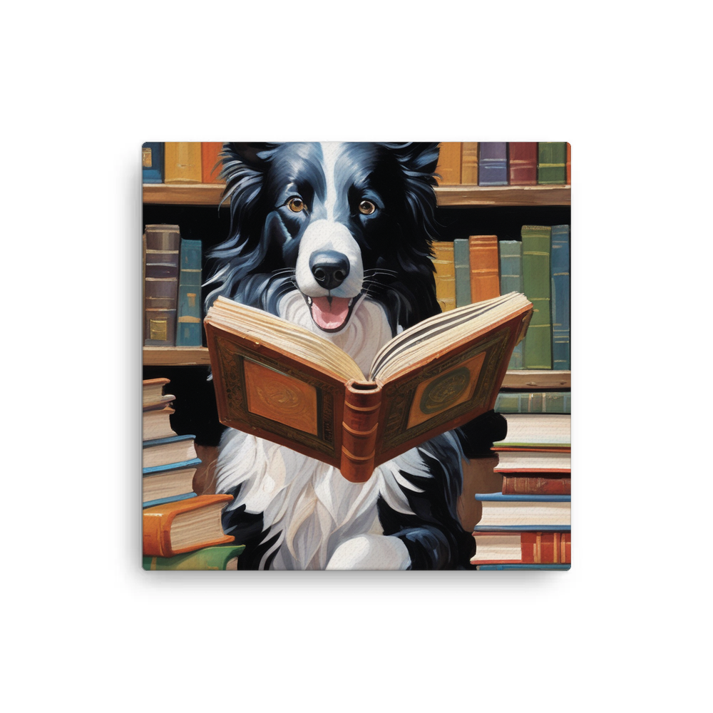 PugMug Custom Border Collie Canvas
