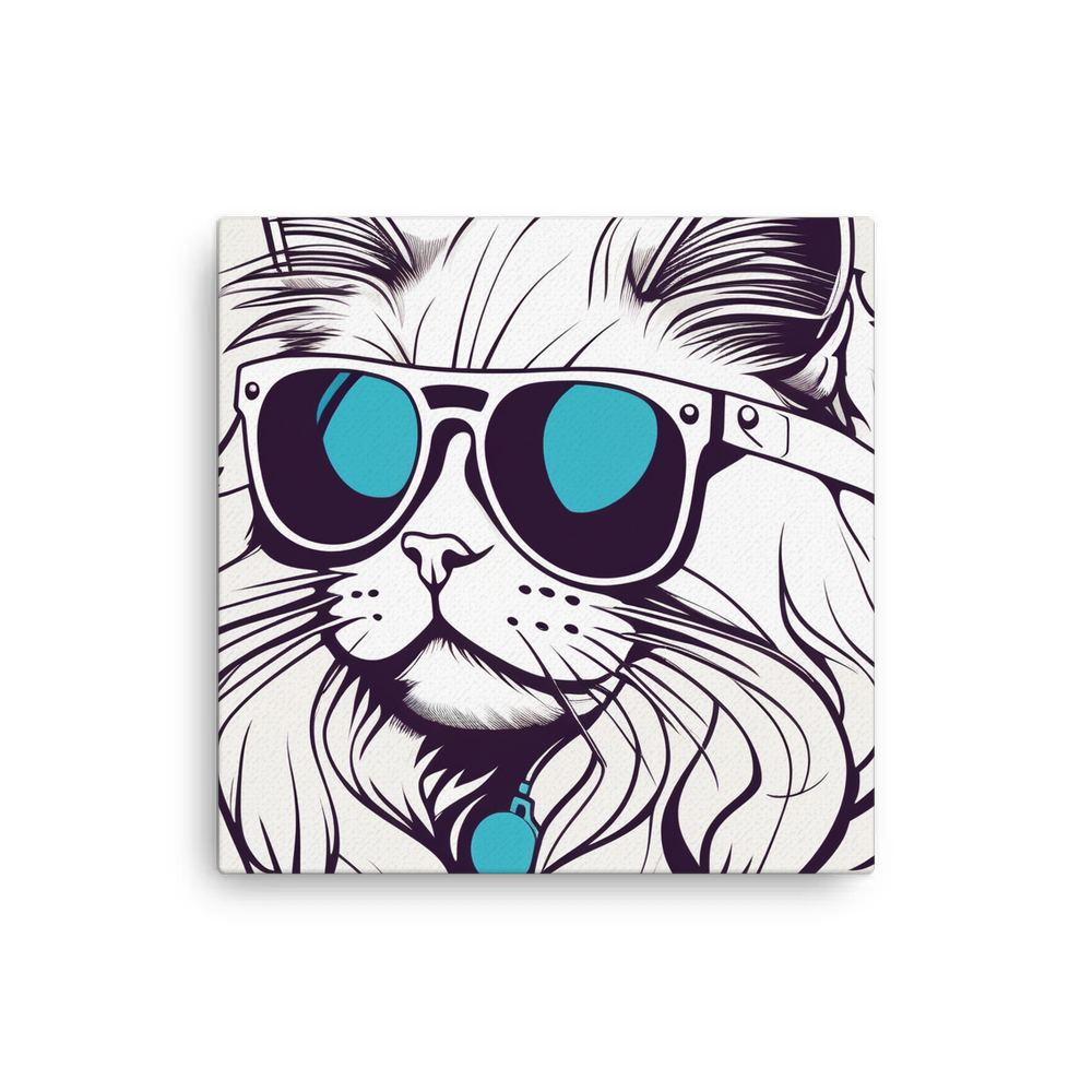 PugMug Custom White Persian Cat Canvas