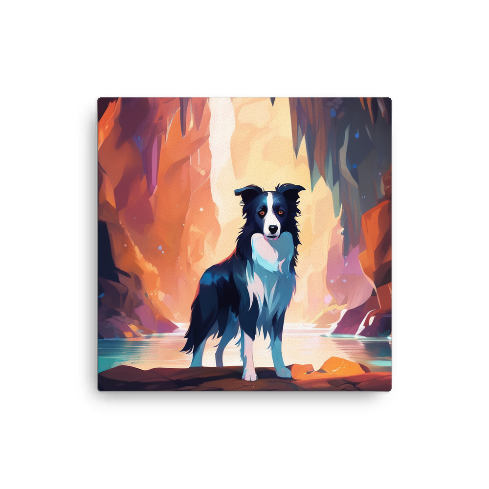 PugMug Custom Border Collie Canvas