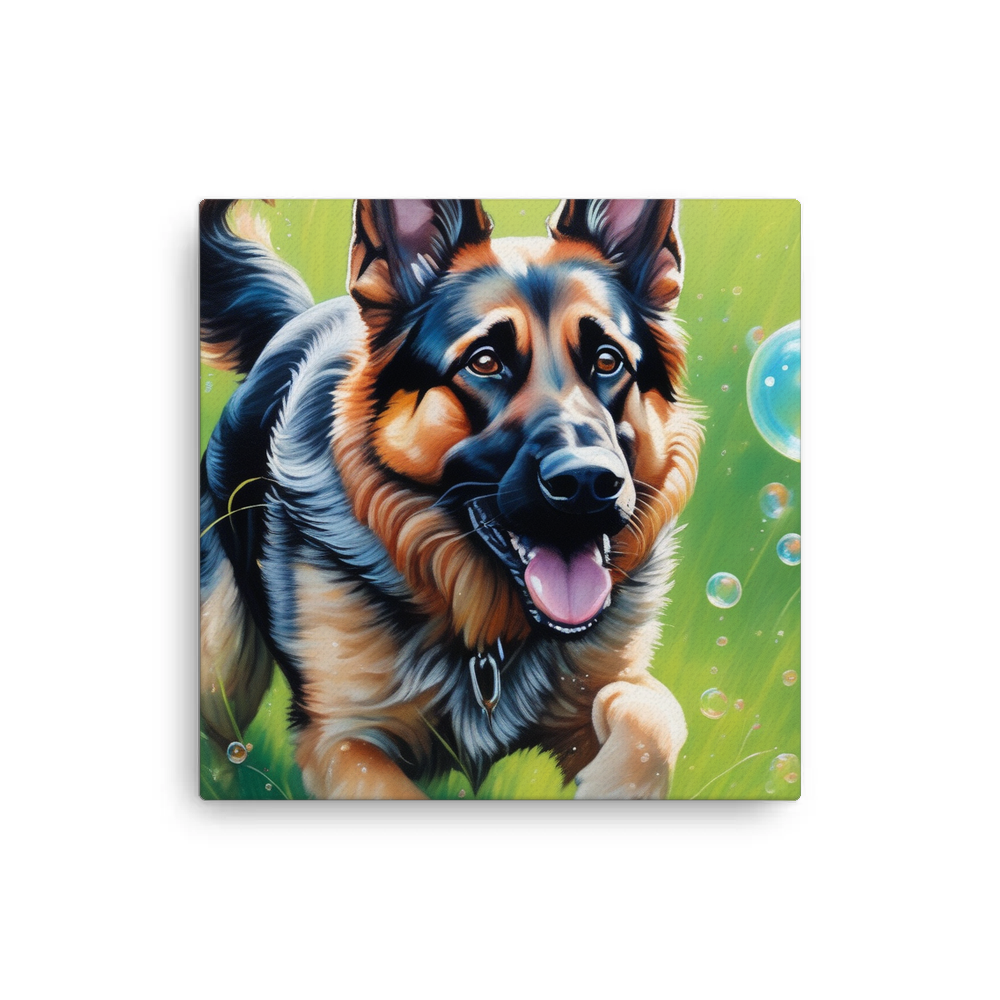 PugMug Custom German Shepherd Dog Canvas