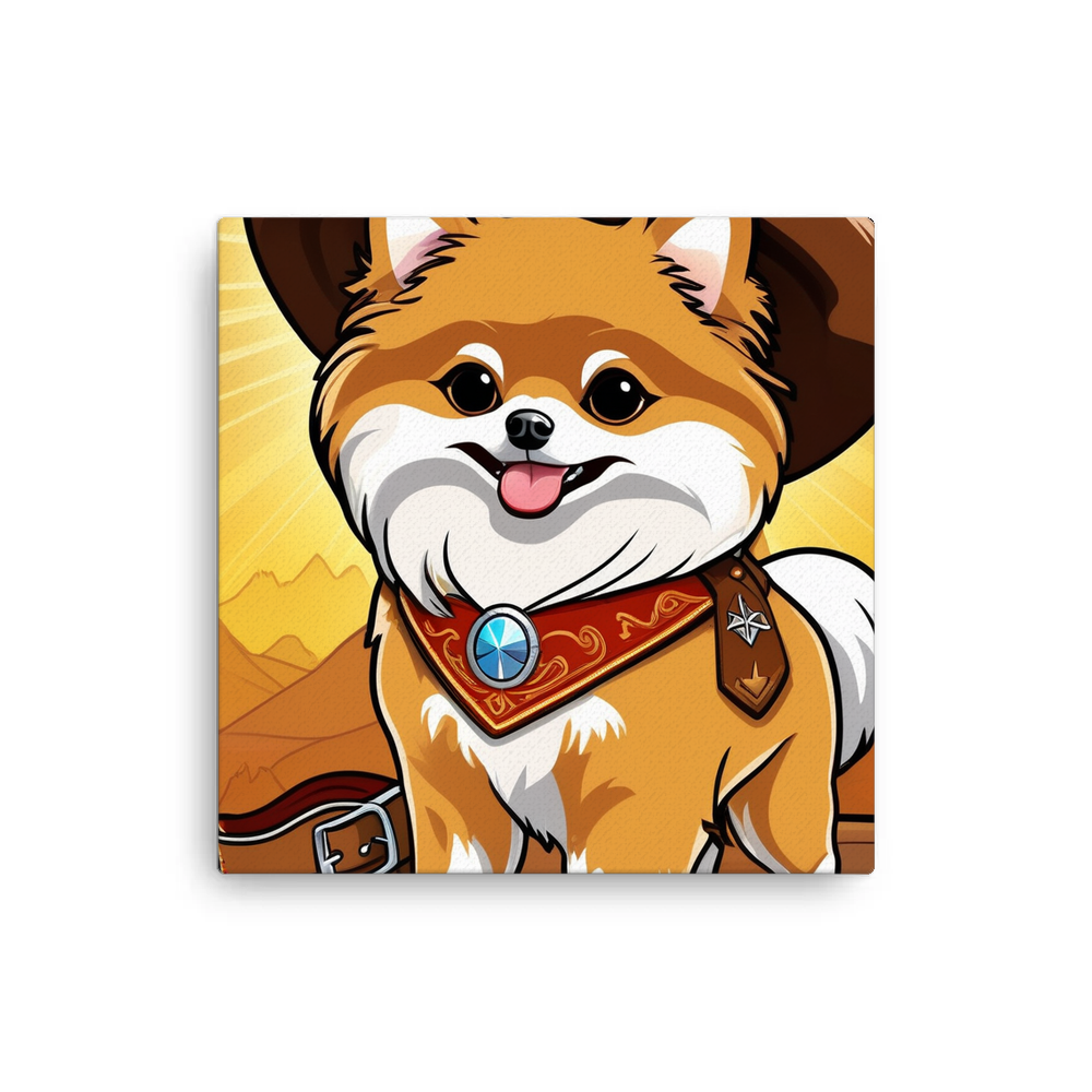 PugMug Custom Tan Pomeranian Canvas