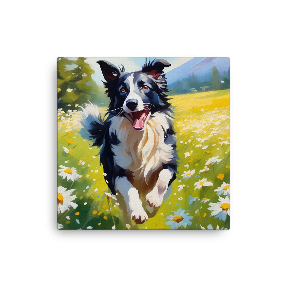 PugMug Custom Border Collie Canvas