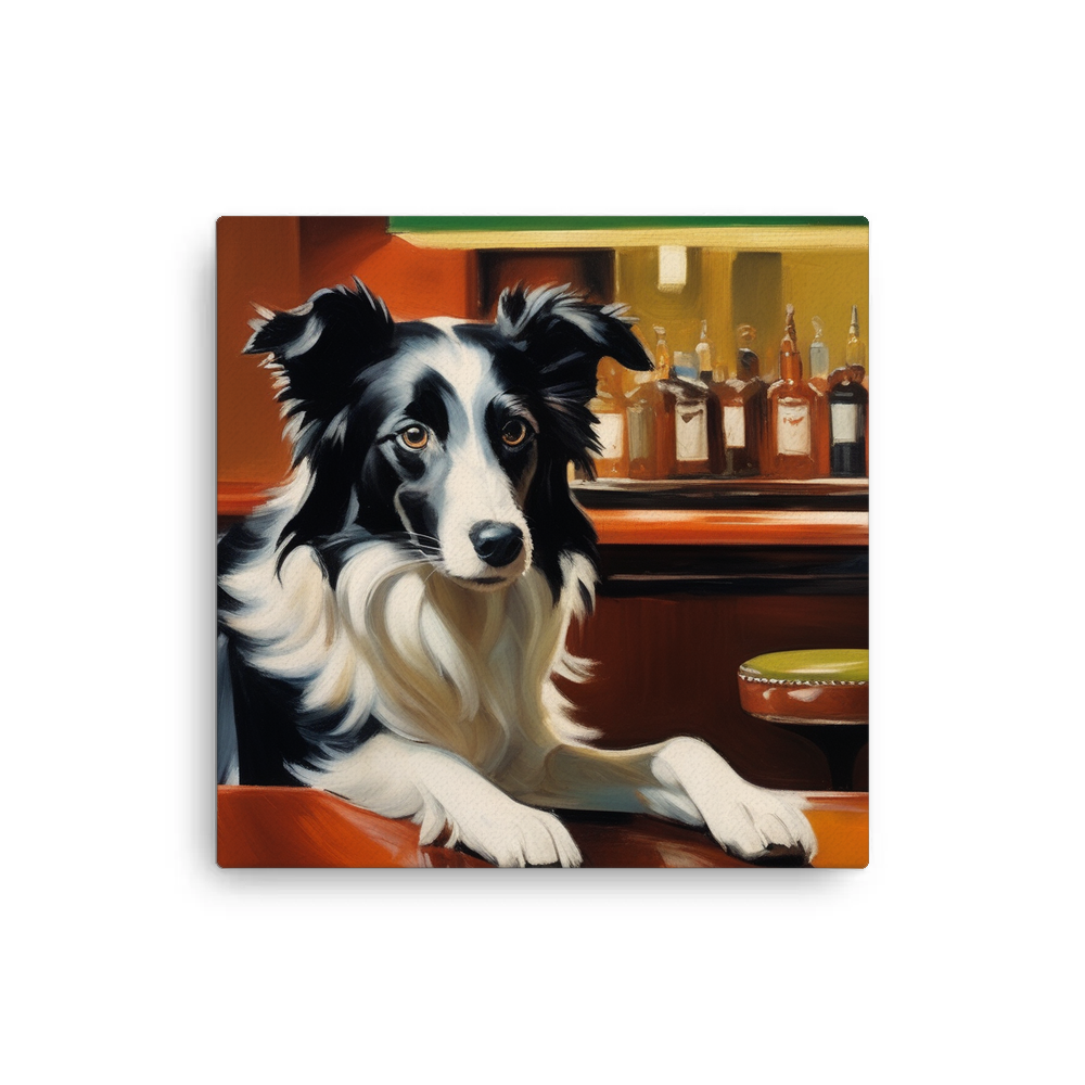 PugMug Custom Border Collie Canvas