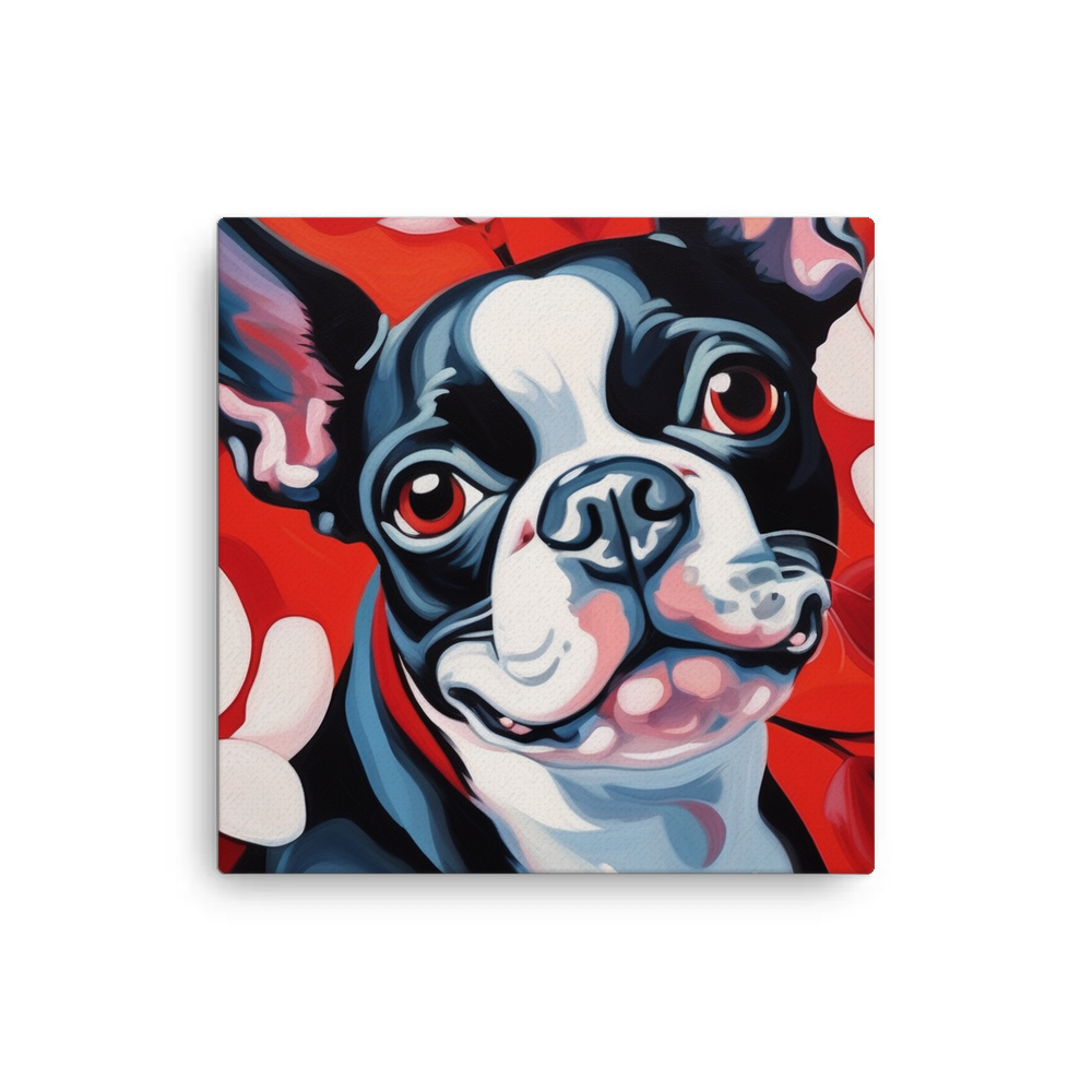 PugMug Custom Boston Terrier Canvas