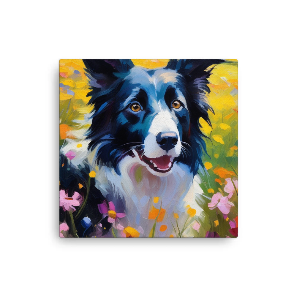 PugMug Custom Border Collie Canvas