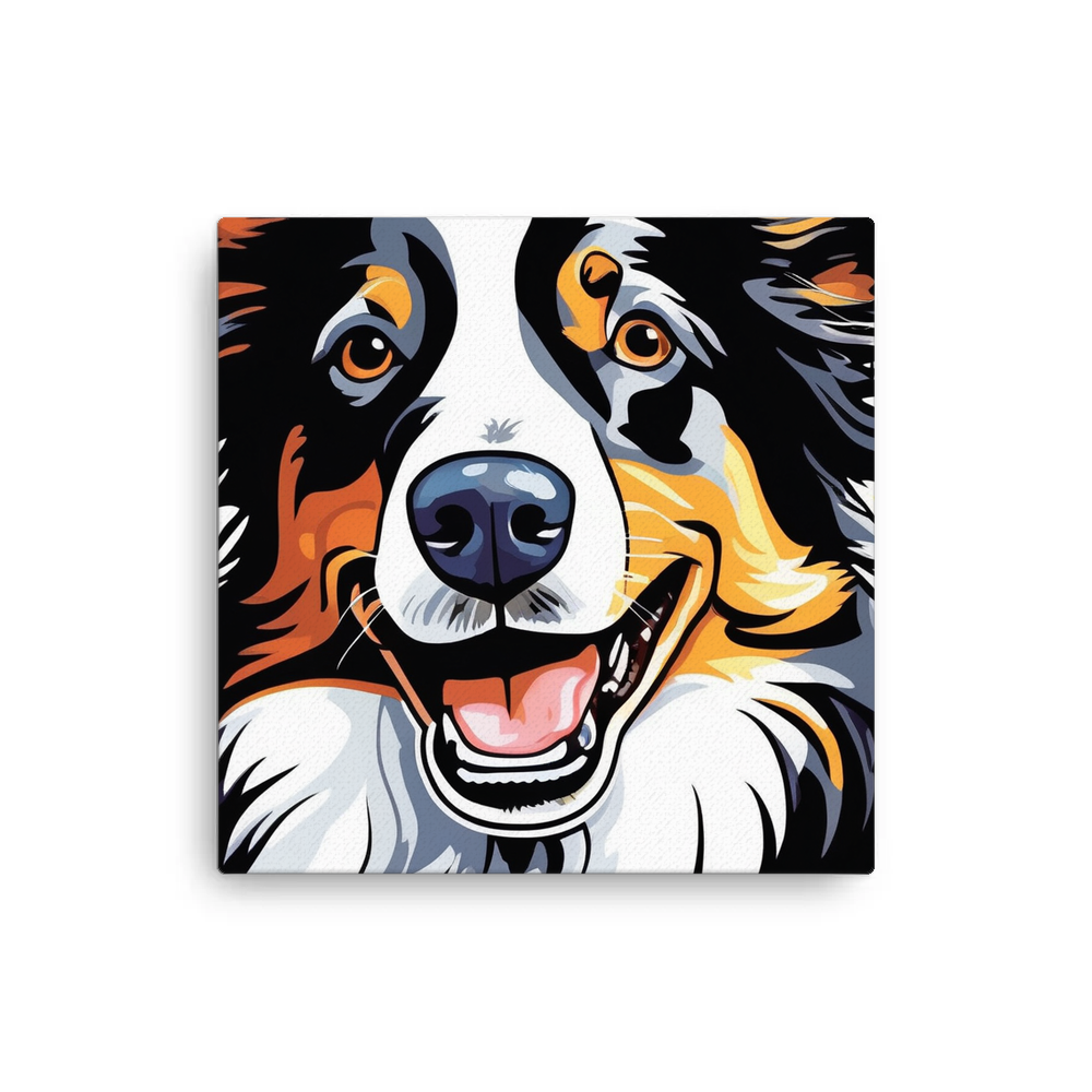 PugMug Custom Border Collie Canvas