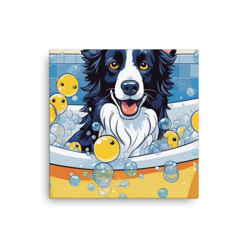 PugMug Custom Border Collie Canvas