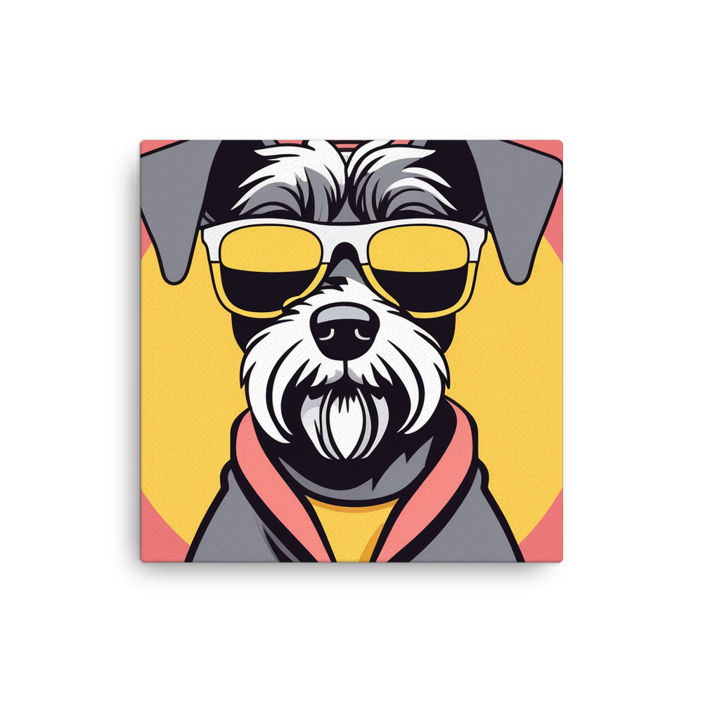 PugMug Custom Miniature Schnauzer Canvas