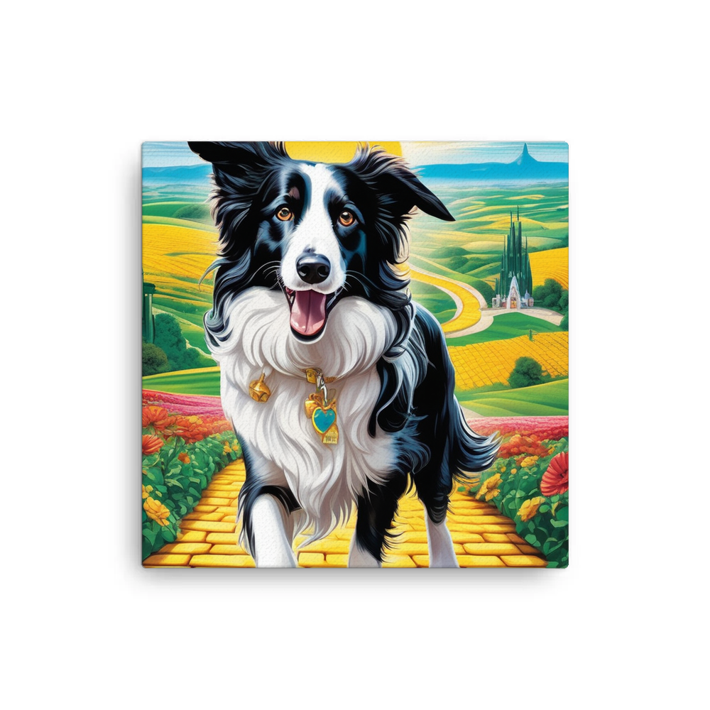 PugMug Custom Border Collie Canvas
