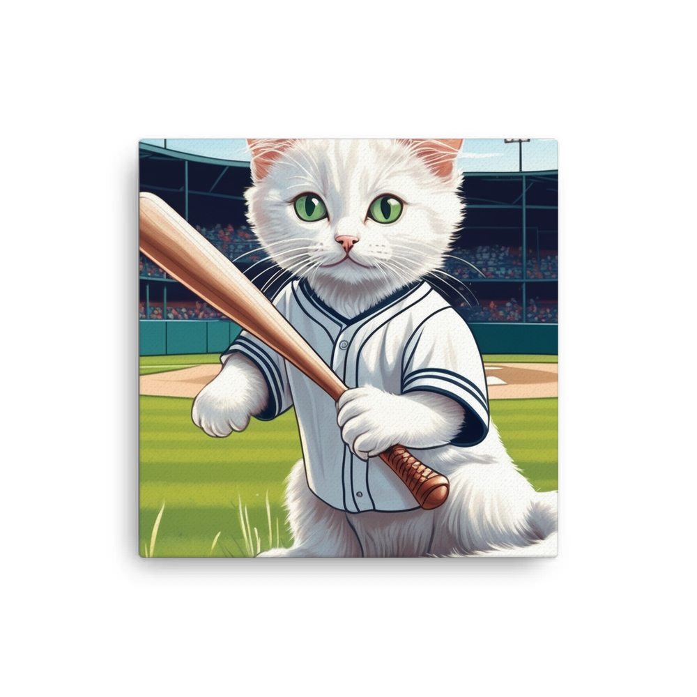 PugMug Custom White Companion Cat Canvas