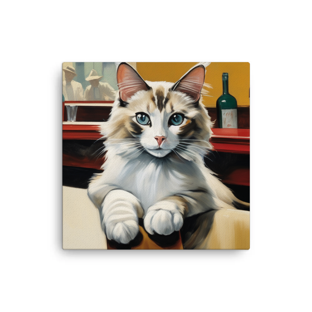 PugMug Custom Tabby Ragdoll Cat Canvas