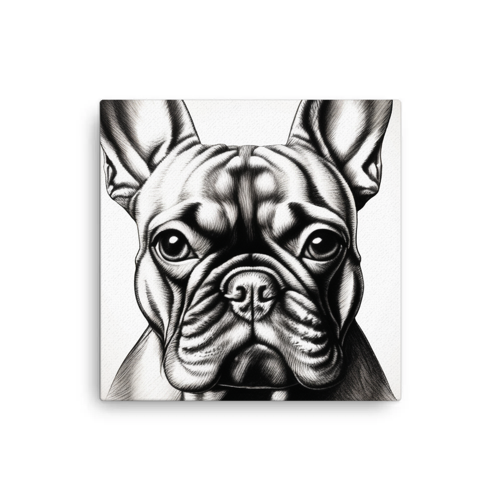 PugMug Custom Tan French Bulldog Canvas