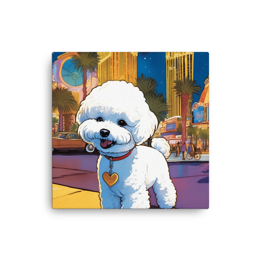 PugMug Custom Bichons Frise Canvas