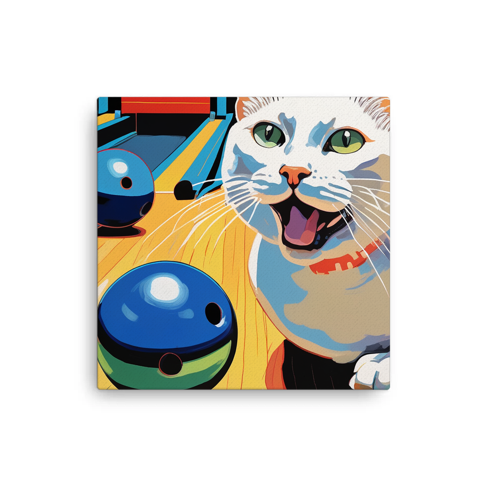 PugMug Custom White Companion Cat Canvas