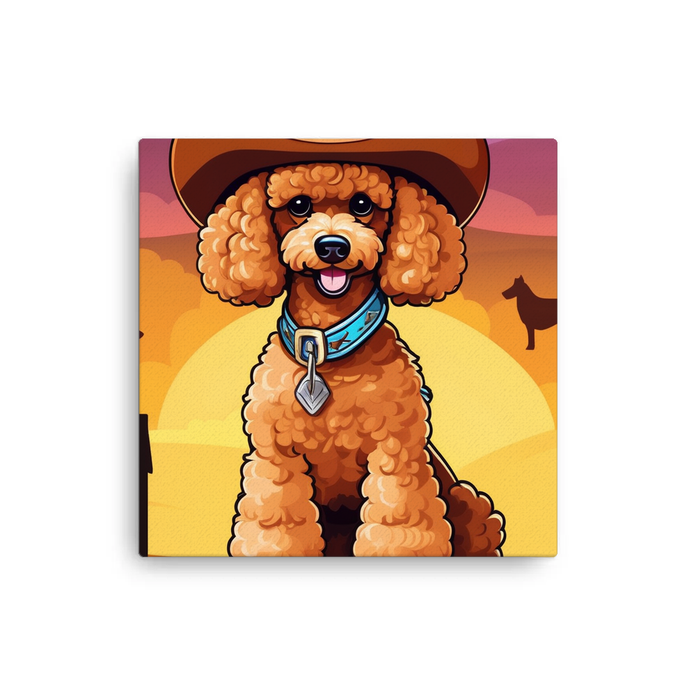 PugMug Custom Tan Poodle Canvas