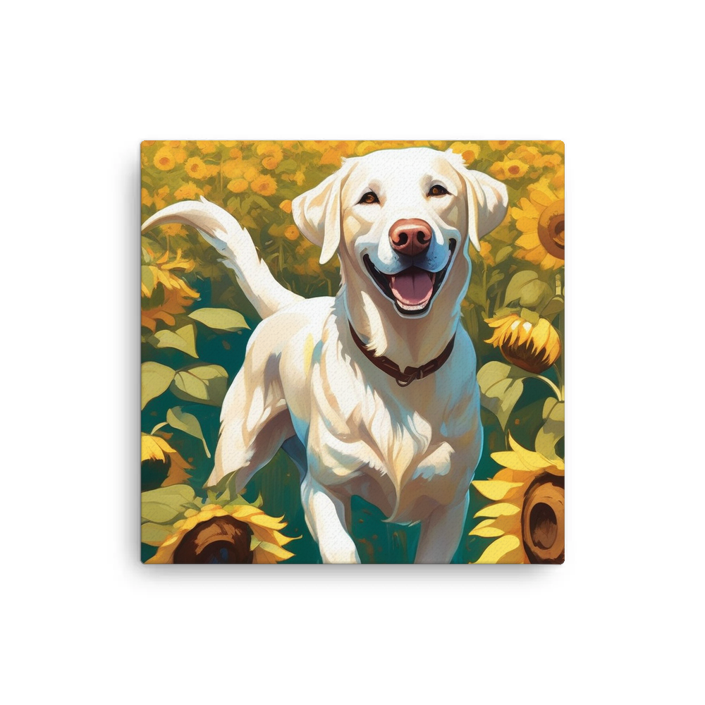 PugMug Custom White Labrador Retriever Canvas