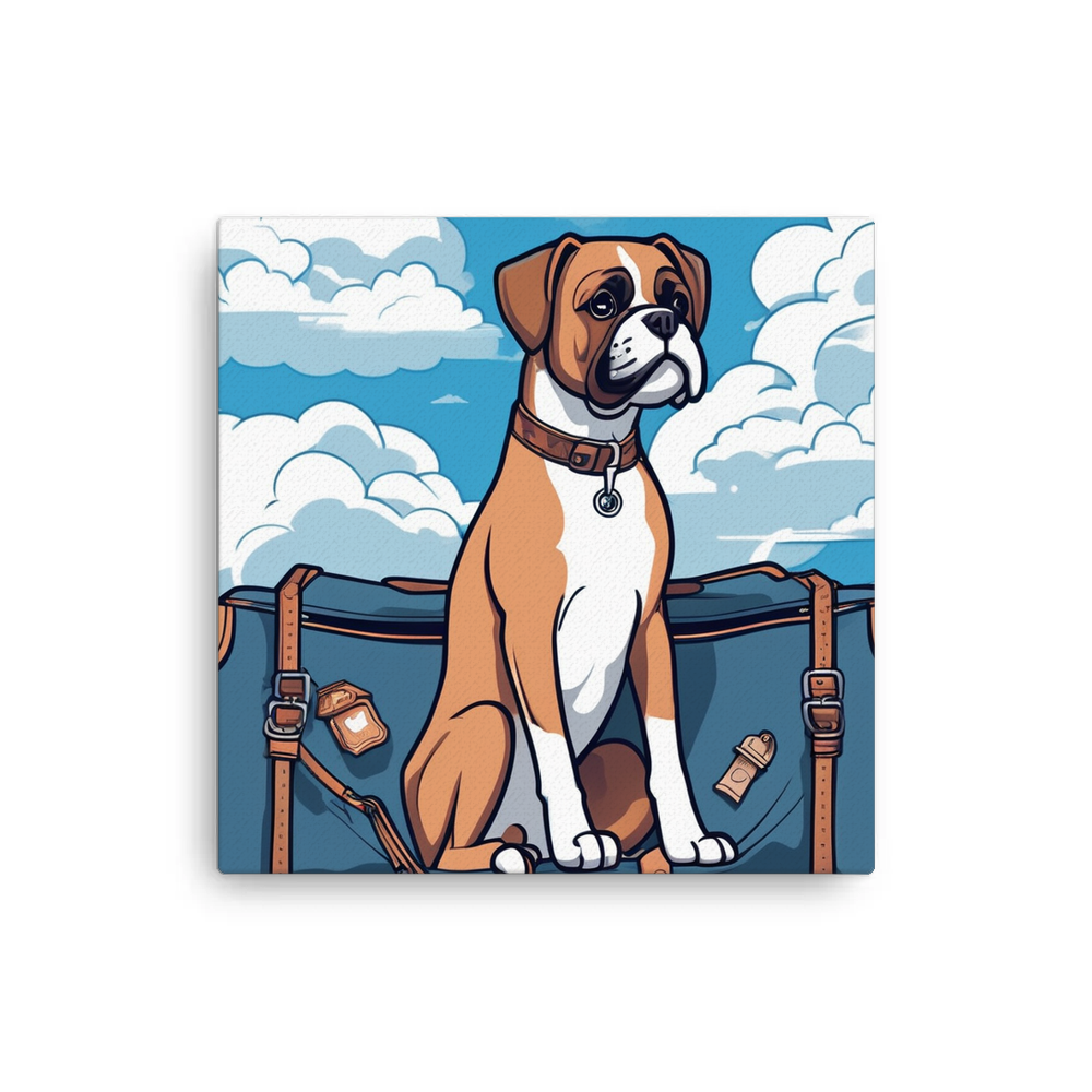 PugMug Custom Boxer Dog Canvas