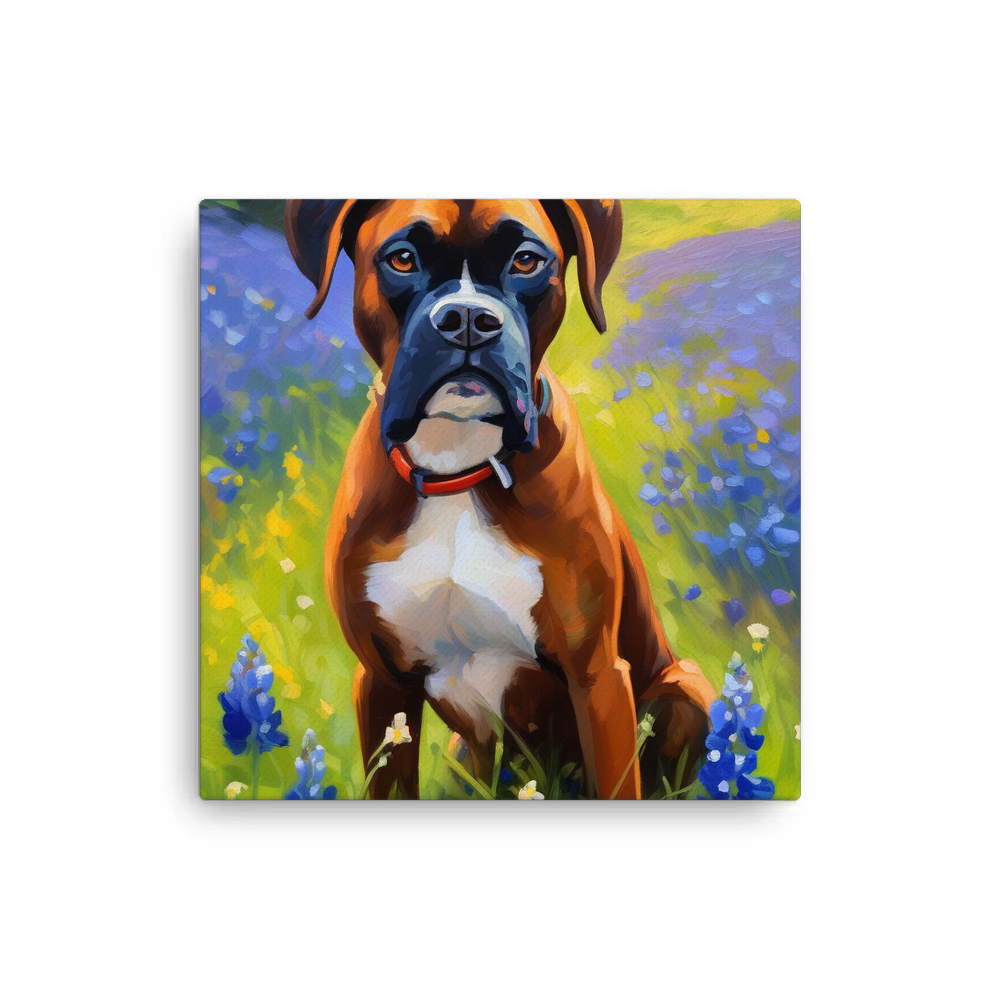 PugMug Custom Boxer Dog Canvas