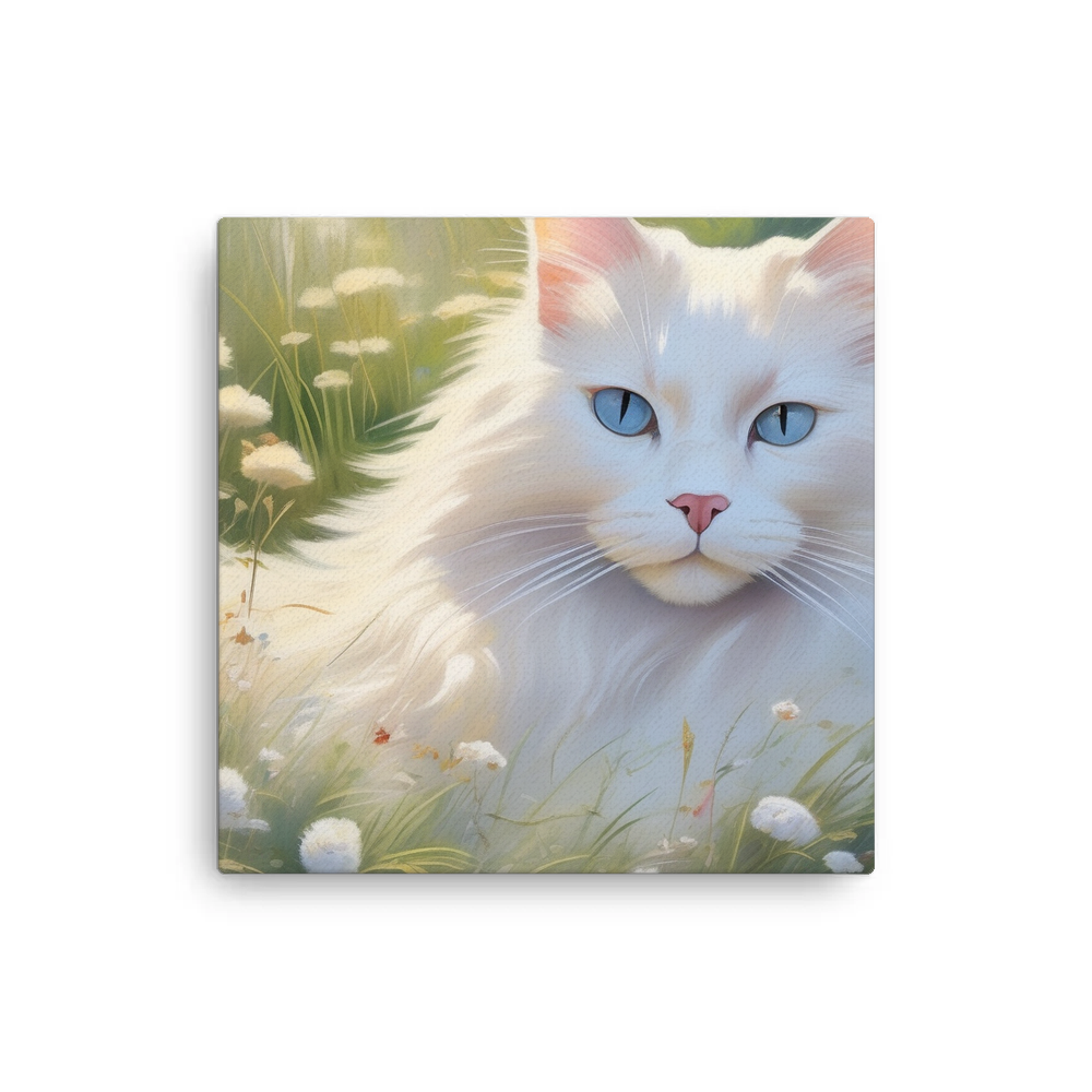 PugMug Custom White Ragdoll Cat Canvas